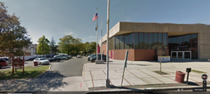 Roselle Municipal Court from Google Street View (2012). The court is responsible for deciding all simple assault, DWI, harassment, disorderly conduct, marijuana possession, drug paraphernalia, driving while suspended, possession of cds in a motor vehicle, obstructing the admission of law and other traffic and disorderly persons offenses issued in the Borough of Roselle.